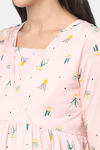 InnerSense Maternity Bamboo Cotton Loungewear Top - Pink Dogwood — thumbnail 6